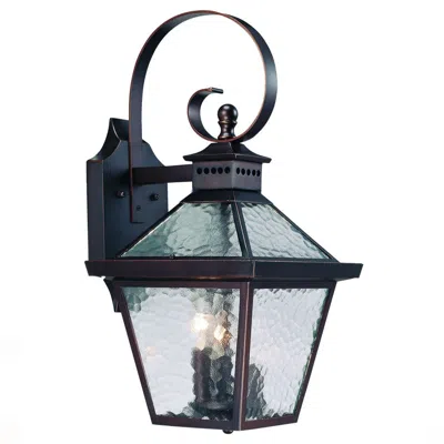Homezia Bay Street 3-light Architectural Bronze Wall Light