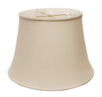 Homezia 16" Biege Sloped Euro Bell Pongee Shantung Lampshade