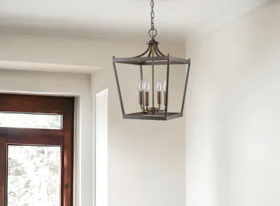 Homezia Kennedy 4-light Oil-rubbed Bronze Pendant