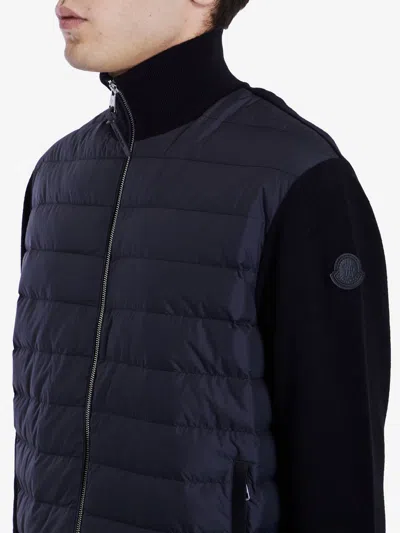 Moncler Men's Classic Cardigan In White
