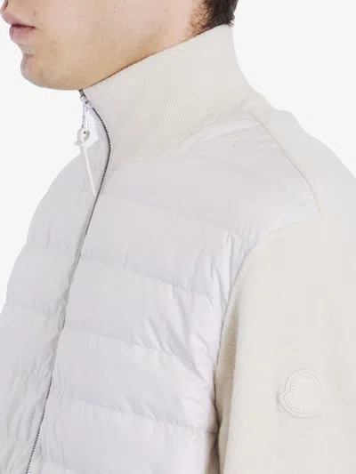 Moncler Men's Classic Cardigan In White