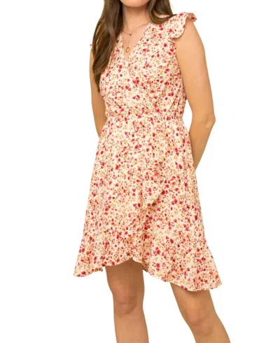 Gilli Addison Floral Dress In Multicolor In Multi