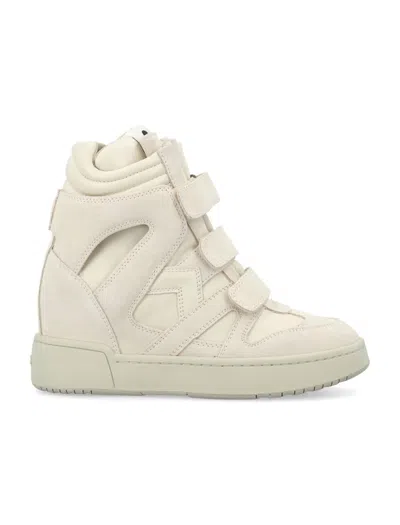 Isabel Marant Im3 High Top Sneakers In White