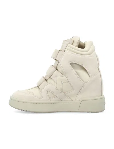 Isabel Marant Im3 High Top Sneakers In White