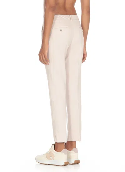 Shop Peserico Trousers In Pink