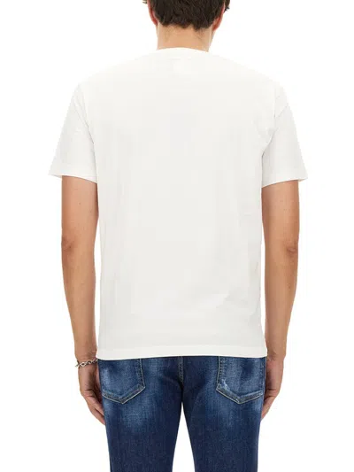 Shop Dsquared2 T-shirt With Logo In White