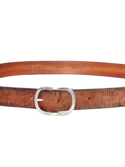 Shop Claudio Orciani Belt In Brown