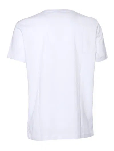 Fay White T-shirt With Pocket In White