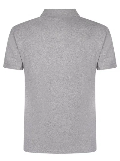 Polo Ralph Lauren Grey Polo Shirt With Pony Detail On The Front