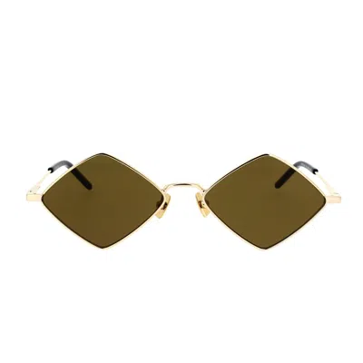 Saint Laurent Eyewear Sunglasses In Gold