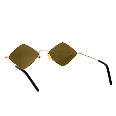Saint Laurent Eyewear Sunglasses In Gold