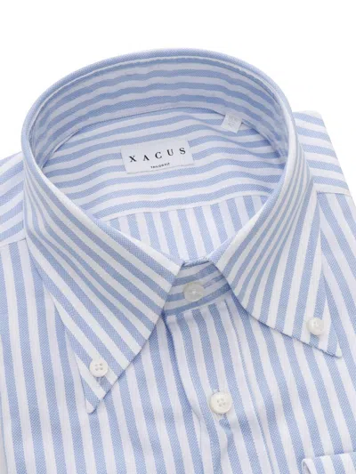 Xacus Cotton Tailor Fit 'active' Shirt In Multicolor