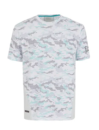 Ea7 Ventus 7 T-shirt In Fancy Grey