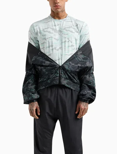 Ea7 Ventus 7 T-shirt In Fancy Grey