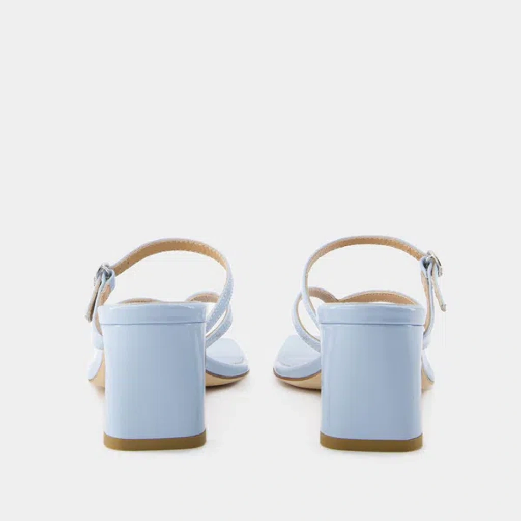 Aeyde Giselle Sandals - - Leather - Blue | ModeSens