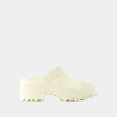 Camper Traktori Slides -  - Leather - White In White