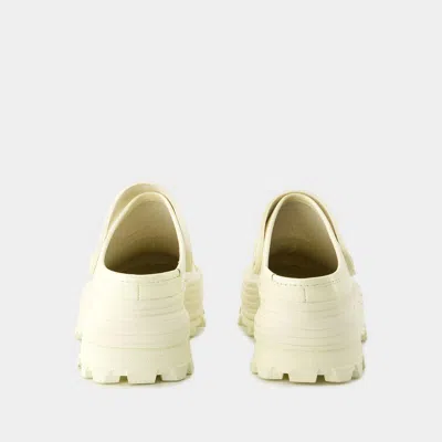 Camper Traktori Slides -  - Leather - White In White