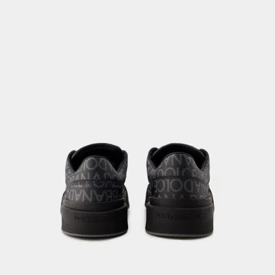 Dolce & Gabbana New Roma Sneakers In Black