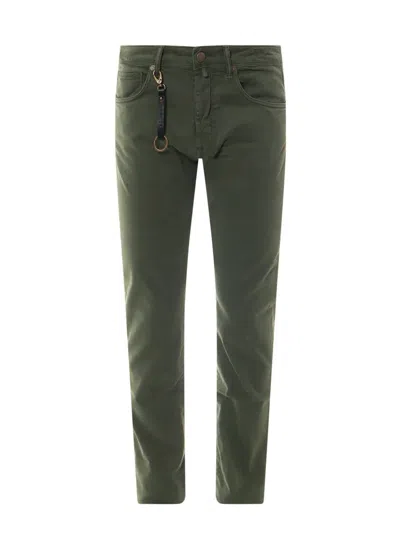 Shop Incotex Trouser In Green