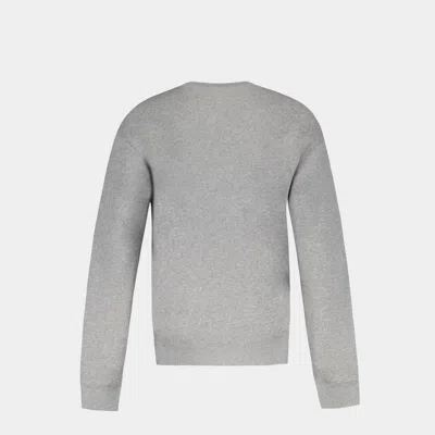 Maison Kitsuné Fox Head Patch Comfort Sweatshirt In Grey