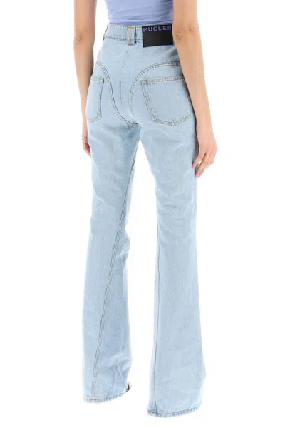 MUGLER SKINNY FLARED JEANS 