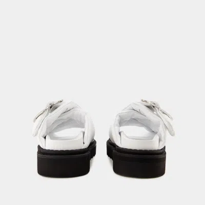 Toga Studded Slides In White
