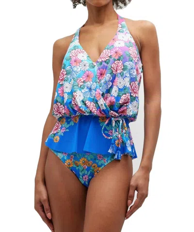 Johnny Was Color Blast Tankini Top In Multi In Multi