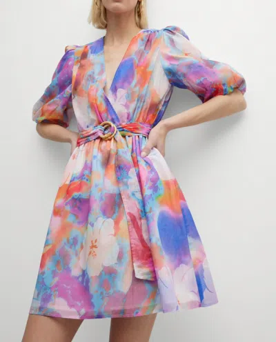 Finley Lilly Dress In Maui Print/lavender Multi In Multi