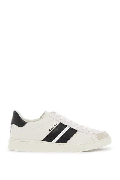 Shop Bally Smooth Leather Thiago Sneakers In