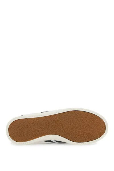 Shop Bally Smooth Leather Thiago Sneakers In