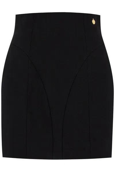 Shop Balmain High Waisted Mini Skirt