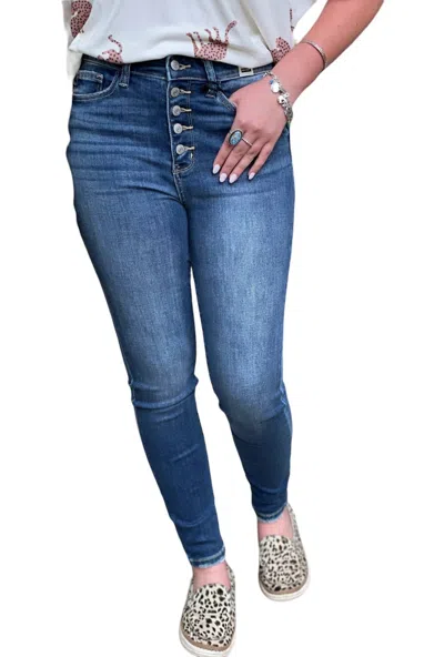 Judy Blue Stella Skinny Jeans In Blue In Blue