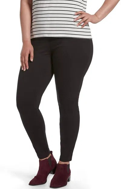 Hue Women's Ultra Soft High Waist Denim Leggings In Black In Black