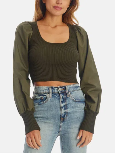 En Saison Shelburne Blouse In Green