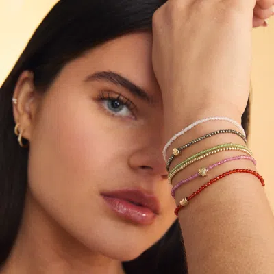 Astrid &amp; Miyu Pink Beaded Bracelet