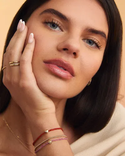 Astrid &amp; Miyu Pink Beaded Bracelet
