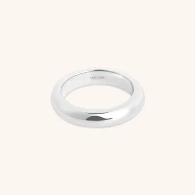 Astrid &amp; Miyu Bold Stacking Ring In Silver