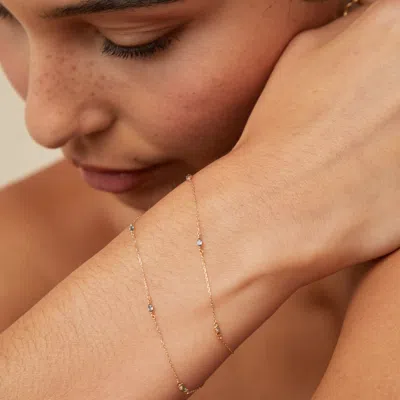Astrid &amp; Miyu Alexandrite Triple Marquise Bracelet