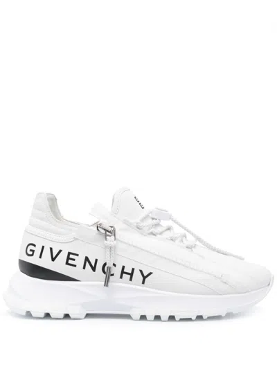 Shop Givenchy Sneakers With Logo Print In White