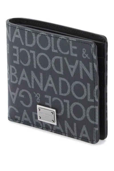 Shop Dolce & Gabbana Jacquard Logo Wallet