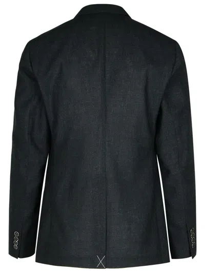 Dolce & Gabbana 'drop 7' Dark Grey Wool Blazer In Gray