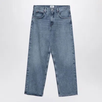 Agolde Light Baggy Jeans In Organic Denim