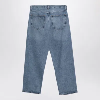 Agolde Light Baggy Jeans In Organic Denim