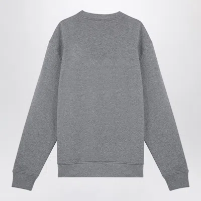 Shop Ami Alexandre Mattiussi Ami Paris Ami De Coeur Grey Sweatshirt