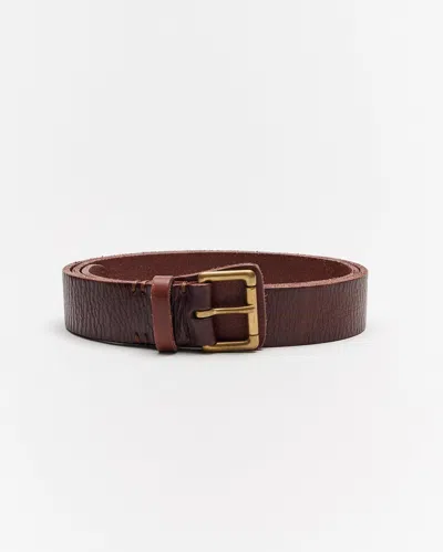 Shop Billy Reid Uniform Leather Belt In Brown