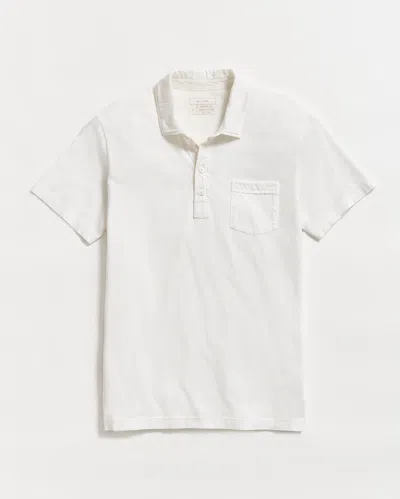 Billy Reid Pensacola Polo Shirt In White