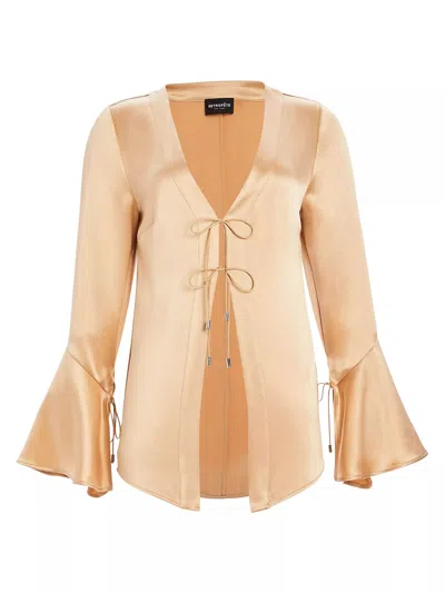 Retroféte Svea Blouse In Brown