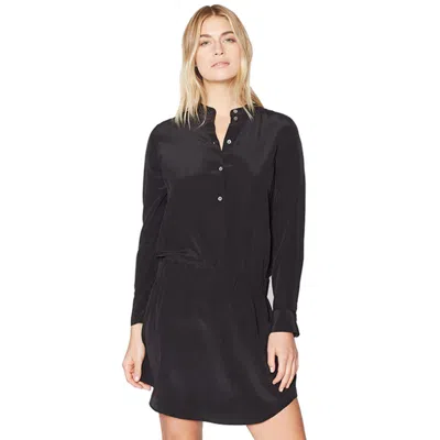 Chelsea Equipment Black Silk Dress In Black