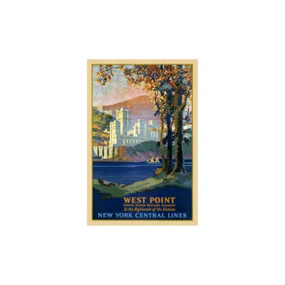 Homezia West Point New York Vintage Travel Unframed Print Wall Art