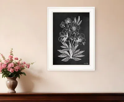 Homezia Vintage Chalkboard 2 White Framed Print Wall Art